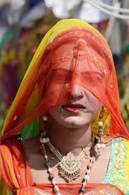 The pronouns 'she,' 'her,' and 'hers' denote feminine gender. Pushkar India November 12 2013 Gay Hijra Dressed As Woman Stock Photo Picture And Royalty Free Image Image 26060937