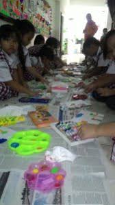 Berikut ini merupakan teknik dasar dalam melukis yang perlu kamu teknik teknik melukis yang harus diketahui. Kegiatan Finger Painting Dan Membuat Tempat Pensil Siswa Kelas 1 Sd Taruna Bakti