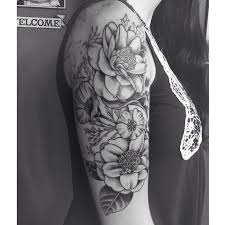Flower Half Sleeve In Progress Half Sleeve Tattoos Designs Sleeve Tattoos Flower Tattoo Shoulder