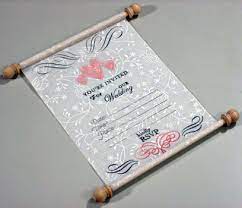 A baby shower is an important event in any mother's life. Make A Unique Wedding Invitation Scroll