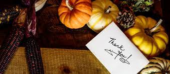 My heartfelt thanks to you for opening your home to me during my visit. 10 Creative Ideas For Your Office Thanksgiving Celebration
