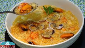 ¿cómo hacer la sopa de cabezas de pescado? Sopa De Pescado Y Marisco O Sopa Marinera Receta Facil