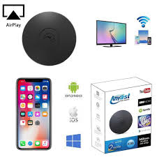 1080p Airplay Mirroring Media Streaming H 265 Tv Stick Hdmi Display Dongle Receiver Adapter Wifi Screen Push For Iphone 8 X Plus Tv Stick Screen Mirroring Hdmi