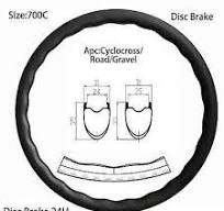 35mm Depth 31mm Width Road/Gravel/Cyclocross Carbon Rims Disc Brake Cycling  Part | eBay