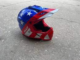 LS2 Gate Off-Road MX SxS Helmet Gloss Stripes Red/White/Blue Men's  2XLarge XXL | eBay