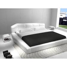 Shop our leather bedroom sets selection from top sellers and makers around the world. Contemporary White Eco Leather King Size Platform Bed Set 3pcs J M Dream Walmart Com Walmart Com