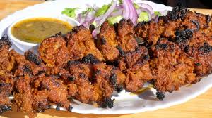 Bihari Kebab — spiced grilled skewers
