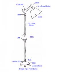 Bridge Floor Lamp Part Index