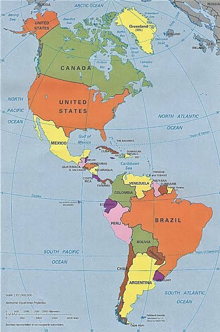 Geografi Benua Amerika - Geografi.org