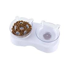Great savings & free delivery / collection on many items. Plastic Cat Neck Protection Dish 15 Degree Tilted Feeder Double Bowls Water Bowl And Food Maze Bowl Buy From 13 On Joom E Commerce Platform