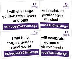This story has been published from a wire agency feed without. International Women S Day Choosetochallenge Selfie Cards