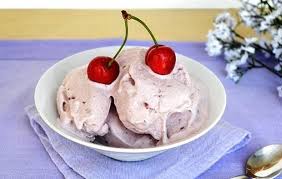 Creme Glacee Aux Cerises Avec Thermomix Dessert Fraise Creme Glacee Recette Cerise