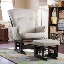 Your purchase includes a lumbar pillow; The Best Nursery Glider Chair Dutailier Modern Grande Glider And Ottoman Set