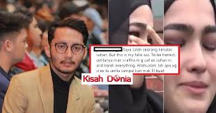 Earlier that night at the award show. To Be Honest Mak Si Elfira Yg Gi Call Ex Sufian And Korek Everything Rakan Mengaku Teman Baik Dedah Kisah Disebalik Putus Tunang Sufian Elfira Kisah Dunia