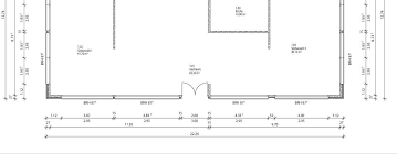 Auf der zeichnung wird alles abgebildet, was sich hinter dem schnitt befindet. Technisches Zeichnen Bemassung Und Beschriftung Architektur Studieren Info