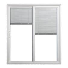 French door blinds home depot. Jeld Wen 72 In X 80 In Premium White Vinyl Left Hand Full Lite Sliding Patio Door W Internal Blinds Prem T R 6068 Lh The Home Depot