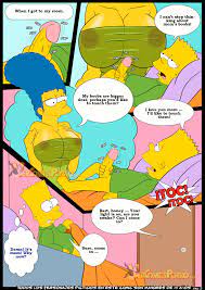 Marge Simpson and Bart porn comics