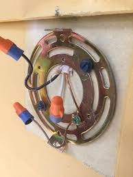 1.mark locations on wall where you will be installing the light fixtures. Electrical No Junction Box On Exterior Light Home Improvement Stack Exchange