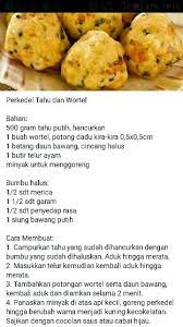 Perkedel Tahu Wortel Resep Masakan Ide Makanan Resep Makanan