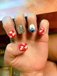 Lilo And Stitch Disney Acrylic Nails Disney Acrylic Nails Disney Nails New Nail Designs