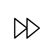 Fast Forward Outline Button Free Icon Free Icons Organizational Design Vector Icon Design