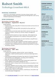 If your career is packed with achievements, it's time to take it to the next level. Technology Consultant Resume Samples Qwikresume