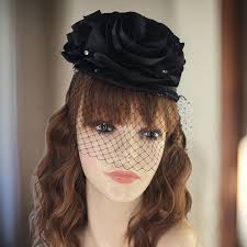 Black Sequin Fascinator
