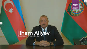 These sentences come from external sources and may not. Azerbaijan Leader Demands Full Armenian Withdrawal Apology Before Any Ceasefire Al Arabiya English