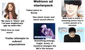 They are starting to get global attention thanks to. Webtoon Ad Starterpack Starterpacks