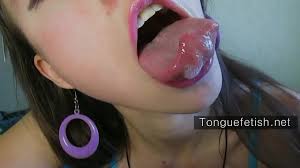 Nastya's Naughty Tongue - Wet Kisses