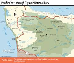 Washington coast map awesome washington and oregon coast map maps. Pacific Coast Route Through Washington State Road Trip Usa