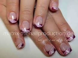 French Nagel Zweifarbig French Nagel Zweifarbig French Nagel Farbig