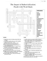 Industrial Revolution Worksheet Puzzle Pack Industrial Revolution Crosswords Industrial Revolution Differentiated Learning Fun Learning