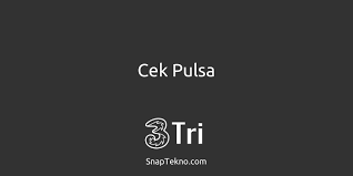 Maybe you would like to learn more about one of these? 4 Cara Cek Sisa Pulsa Tri 3 Paling Cepat Dan Benar