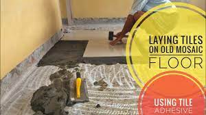 Five samples for $9.95 lowest price guarantee we'll give it to you for 5% less free delivery online metro orders over $300. Laying Vitrified Tiles Over Old Mosaic Floor With Tile Adhesive How To Repair Old Mosaic Floor Youtube