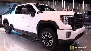 2020 Gmc Sierra Hd At4 Exterior And Interior Walkaround Debut At 2019 Chicago Auto Show Youtube