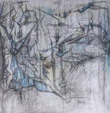 A drawing by a patient in mental hospital suffering from paranoid schizophrenia. Schizophrenia Drawings For Sale Saatchi Art