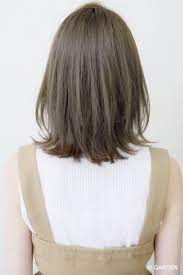 neutral 吉田伊織 小顔前下がり切りっぱなしミディアム garden hair catalog 原宿 表参道 銀座 美容室 ヘアサロン ガーデン 切りっぱなし ミディアム ボブ 外ハネ 最新ヘアスタイル