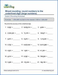 Grade 5 Place Value Rounding Worksheets Free Printable Place Value Worksheets Rounding Worksheets 4th Grade Math Worksheets