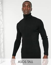 Men striped trim cricket sweater vest. Men S Roll Neck Jumpers Turtle Necks Polo Necks Asos