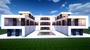 By using the link of minecraft redstone beach house tutorial added below Easy Minecraft Large Modern House Tutorial How To Build A House In Minecraft 44 Youtube