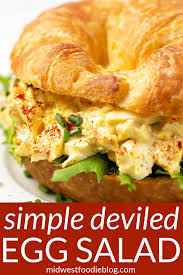 Easy Deviled Egg Salad Recipe Deviled Eggs Easy Deviled Egg Salad Egg Salad