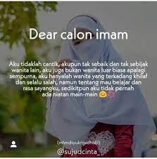 Aku tak tahu dimana engkau berada. Dear Calon Imam Photos Facebook