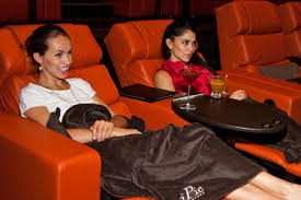 Movie Theaters With Reclining Chairs Blankets A Waiter