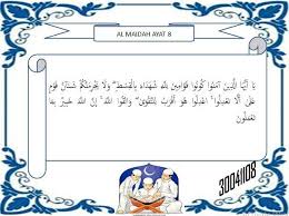 O you who have believed, indeed, intoxicants, gambling, sacrificing on stone alters [to other (38. Isi Kandungan Secara Singkat Al Maidah Ayat 8 10 Brainly Co Id