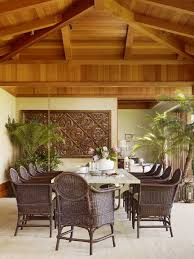 Dining Chair Trends For 2016 From Vintage Elegance To Stackable Chairs Betterdecoratingbible Tropical Dining Room Dining Design Rustic Dining Furniture