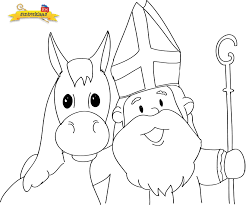 Kleurplaat Sinterklaas Leuke Sint Kleurplaten Printen Sinterklaasfm