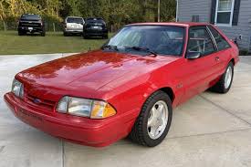 Image result for Bright Red 1993 Mustang