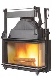 50 cm maxi puissance nominale. Cheminee Insert Godin 859 Angle