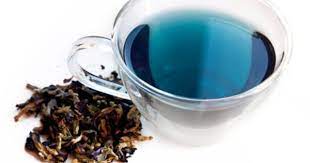 Blue Herbal Tea From Water Morning Glory Blue Food Herbalism Gourmet Coffee